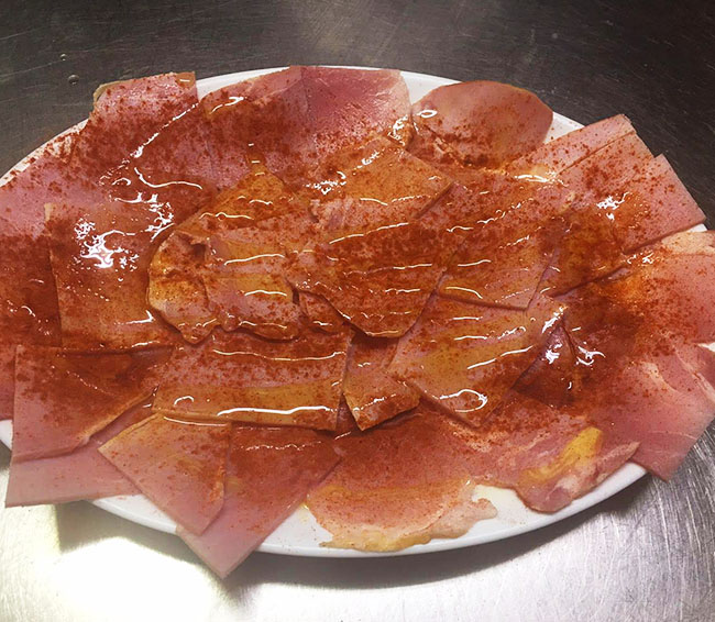 Racion lacón a la Gallega bocateria los Angeles Cheers